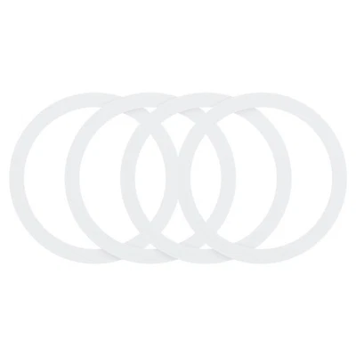 Anillo adhesivo magnético 4 piezas, anillo adaptador magnético universal, blanco Foto 1 de 4