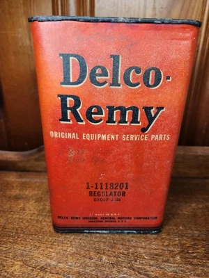 Nuevo de Lote Antiguo Delco Remy GM 1118201 Regulador de Voltaje 1940-52 Buick GMC Chevy Cadillac Foto 1 de 4