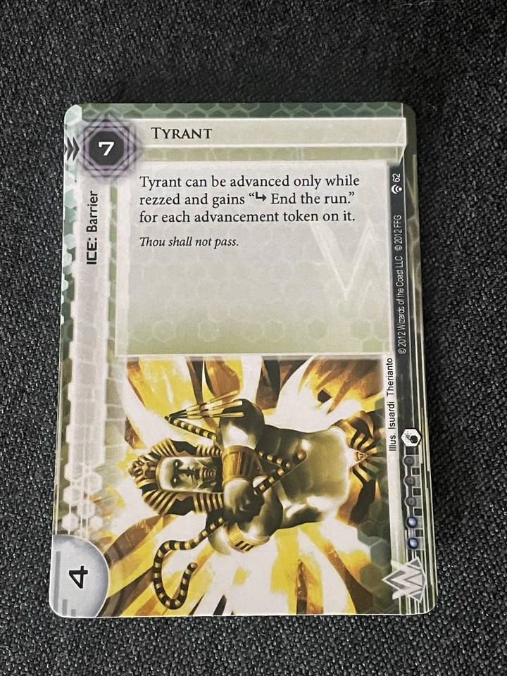 Tyrant Genesis Android Netrunner #62 Genesis - Image 1 of 1