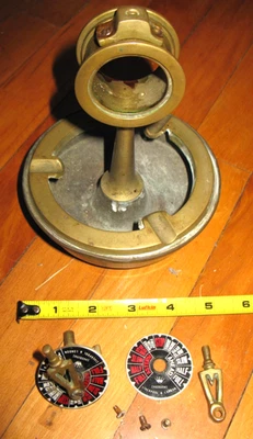 Cenicero Náutico Doble Cara Barco Telégrafo Latón ChadBurns Liverpool Londres 6" Foto 1 de 4