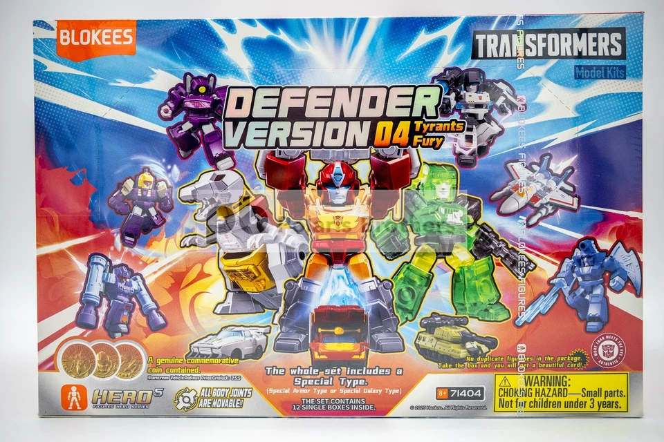 Blokees Transformers Defender Version 04 Tyrants Fury Sealed Case - In Stock! - Image 1 of 3
