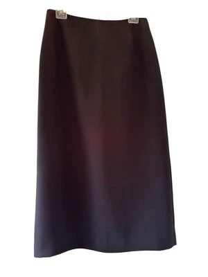 Falda recta forrada negra Jones Wear Essentials para mujer, talla 8, abertura trasera Foto 1 de 4