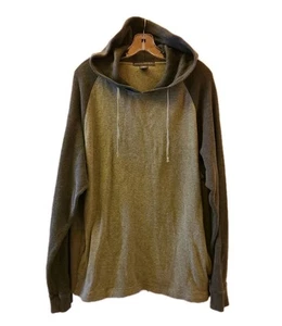 Banana Republic Pullover Herren XL grün Kapuze zweifarbig Taschen Baumwolle weich - Bild 1 von 8