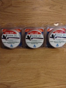 Eagle Claw 3-Pack Premium Biodegradable Clear Fishing Line - 225yd 12lbs - Picture 1 of 3