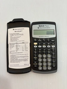 Texas Instruments BA II Plus Financial Business Analyst Calculator TI - Picture 1 of 4