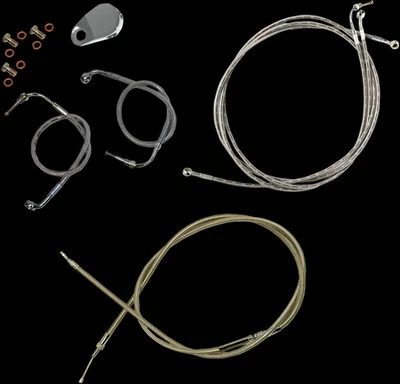 Controles de guidão LA Std SS Mini Ape com ABS HD Electra Glide Ultra Classic 09-13 - Imagem 1 de 3