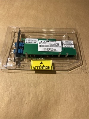 Riverbed Dual Fiber LX GIG-E Bypass PCI ExpressServer Adapter  410-00105-01 - Image 1 of 4
