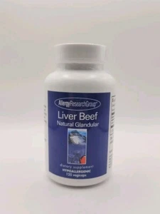 Allergy Research Group Liver Beef Natural Glandular Nutrition 125 Vegicaps New - Picture 1 of 4