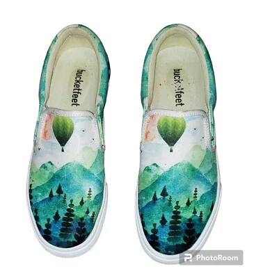 Zapatillas Mujer BUCKETFEET Chicago Forest TEMA Talla 6.5 ZAPATOS Foto 1 de 4