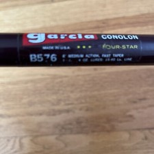 vintage abu garcia conolon skippers special rod 8 feet