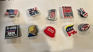 Trump 2024 Schuh Charms - 10 Stück MAGA Gibbets - Bild 1 von 1