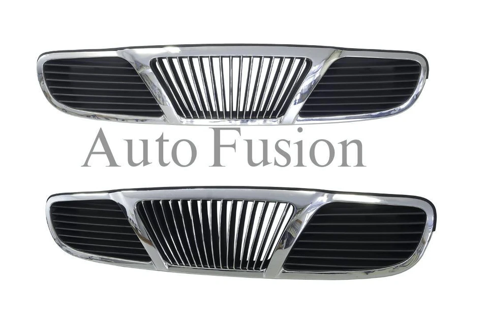 Решетка передняя хромированная/черная для Daewoo Leganza Klav 1997-2002 - Изображение 1 из 1