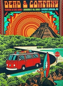 2022 Dead and Company Playing in The Sand PITS Poster Limited Numbered - Picture 1 of 1