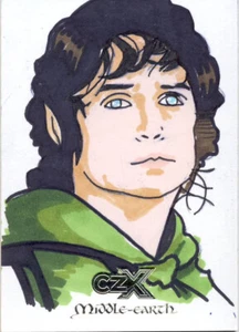 2022 Cryptozoic CZX Middle Earth Sketch Card Myers Frodo - Picture 1 of 1