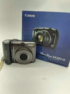 Canon PowerShot SX120 IS 10x Optical Zoom 10.0 Mega Pixels FOR PARTS - C09 - Picture 1 of 5