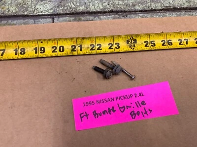 1993-1997 NISSAN PICKUP  FRONT BUMPER GRILL BOLTS AND SCREWS SET OF 3 - Image 1 of 4