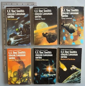 E E Doc Smith Lensman Series First Galactic Patrol Vortex Granada Panther PB - Picture 1 of 20
