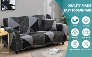 Sofa Cover 1/2/3/4 Seater Stretch Couch Loveseat Printed Slipcover Protectors