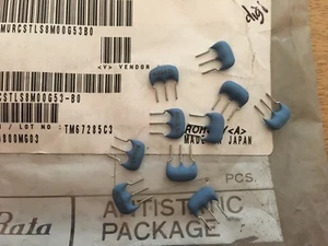 8MHz Ceramic Resonator Built in Capacitor 15pF MURATA 10 PIECES H197 - Picture 1 of 4