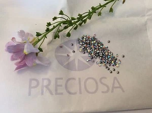 Preciosa Optima Chatons Crystal AB SF 1.8 to 2mm x50 REPAIR CRAFT Size Option - Picture 1 of 8
