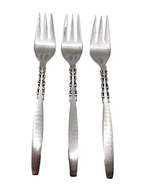 Juego de 3 tenedores de acero inoxidable Lyon para ensalada o lencería Alhambra Foto 1 de 4