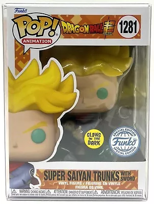 Funko Pop! Troncos DBS SS con espada GITD #1281 edición especial con protector Foto 1 de 4