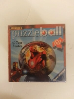 Ravensburger 60 Piezas Puzzleball Iron Man 2 3" Esfera Nuevo Sellado de Fábrica Foto 1 de 3