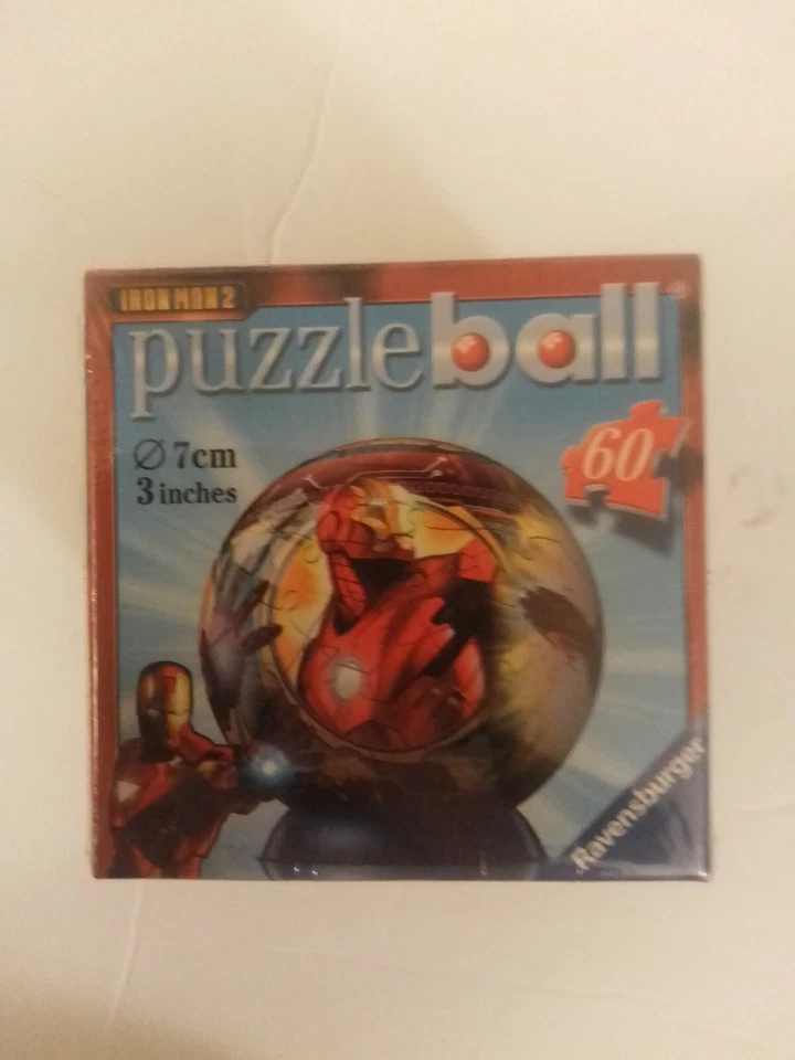 Ravensburger 60 Piezas Puzzleball Iron Man 2 3" Esfera Nuevo Sellado de Fábrica Foto 1 de 3