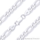 Figaro Figaroa Link 3.7mm Solid .925 Italy Sterling Silver Italian Chain Anklet