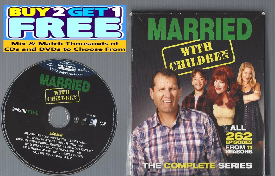 Married With Children Complete Series (DVD) Season 5 Disc 9 Replacement Disc - Image 1 of 1