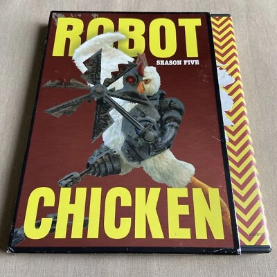 Robot Chicken: Fifth Season 5 (DVD 2-Disc Set + Slipcover) Adult Swim TV Series - Image 1 of 4