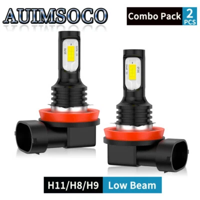 Para Chevrolet Uplander 2005-2008 2X H11 Bombillas LED Faro Bajo Blanco Frío Foto 1 de 4