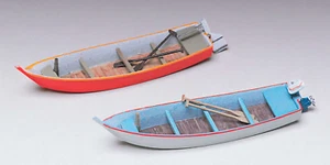 N Scale Greenmax 2170 2-Small Boats Kit Dioramas Miniatures Sceneries Structures - Picture 1 of 12