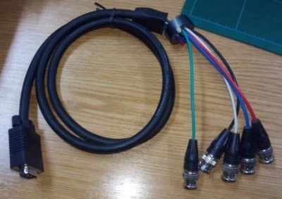 E119932 AWM 2919 80C 30V VW-1 LOW VOLTAGE COMPUTER CABLE SEPARATE VGA BNC 1.2M - Image 1 of 3