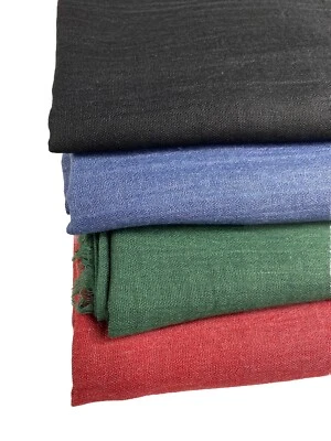 Plain Shawl Large Mixed Cotton Head Scarf Cotton Hijab Islamic Soft Cotton Scarf - Image 1 of 4