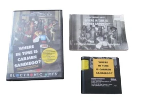 Where In Time Is Carmen Sandiego ? authentique version originale sega megadrive - Photo 1/15