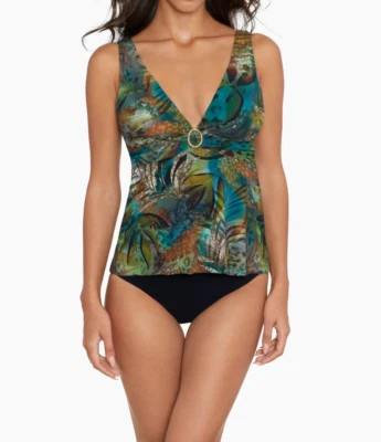 Traje de baño Amoressa de Miraclesuit talla 8 camelia tankini multicolor floral Foto 1 de 4