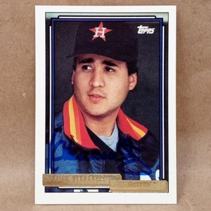 Tarjeta firmada por Xavier Hernández Topps Gold #640 1992 autógrafo de los Astros de Houston - Imagen 1 de 3