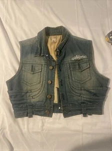 Vintage Woman’s  Akdmks Jean Jacket Blue Denim ( On The Money ) - Picture 1 of 9