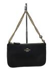 COACH × Selena Gomez NOLITA WRISTLET leather handbag cowhide black black 24110