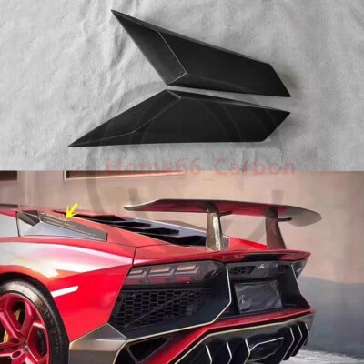 ✨Para Lamborghini Aventador LP720 LP700 LP750 Fibra de carbono Ventilaciones laterales Conductos de aire Foto 1 de 4