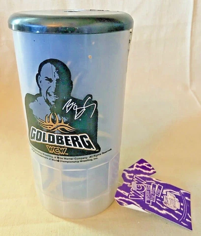 Vintage 1998 WCW Goldberg Original Mug-Tees T-Shirt/Mug Combo Adult One-Size NEW Cover