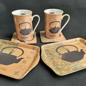 New Bone China Frühstücks Set 2 Personen - Bild 1 von 5