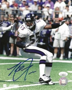 Autogramm TERRELL SUGGS 8x10 Baltimore Ravens Foto mit JSA COA - Bild 1 von 1
