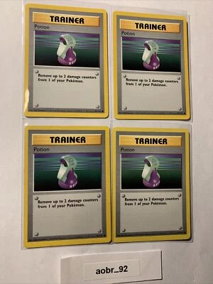 Trainer Potion Pokemon Card 94/102 Shadowless - Image 1 of 3