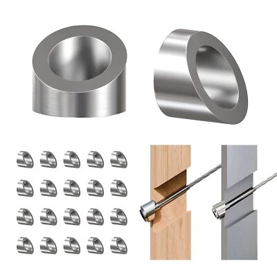  5/16" ID Angle Beveled Washer 30 Degree for 1/8" Invisible Cable Railing Kits - Imagem 1 de 4