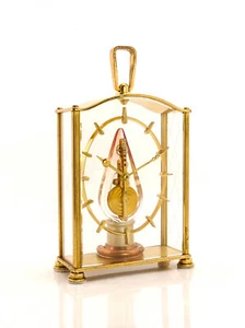 Jaeger LeCoultre table clock with 8 day baguette movement, Lantern - Picture 1 of 10