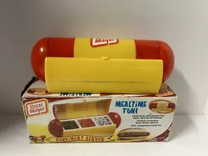 Oscar Mayer Condiment Server Mealtime Fun Hot Dog 3 Compartment tray - Picture 1 of 5