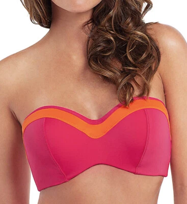 PANACHE SW0763 ISOBEL BANDEAU UNDERWIRE MOLDED STRAPLESS BIKINI TOP - Imagem 1 de 4