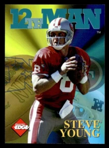 1996 Collector's Edge 12 Man Redemption Insert Card#5 * STEVE YOUNG * HOF !RARE - Picture 1 of 2